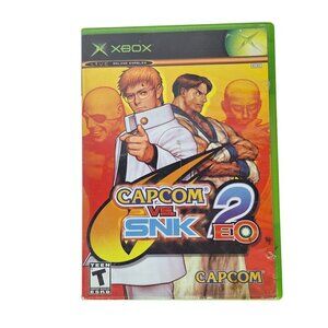 Capcom Vs SNK 2 EO Xbox Game 2003 With Case